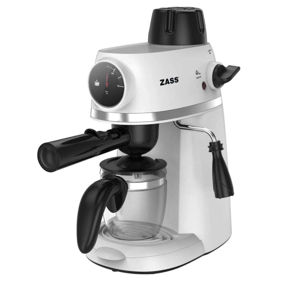 espressor cafea ZASS ZEM 07 alb 3.5 bari 2-4 cesti