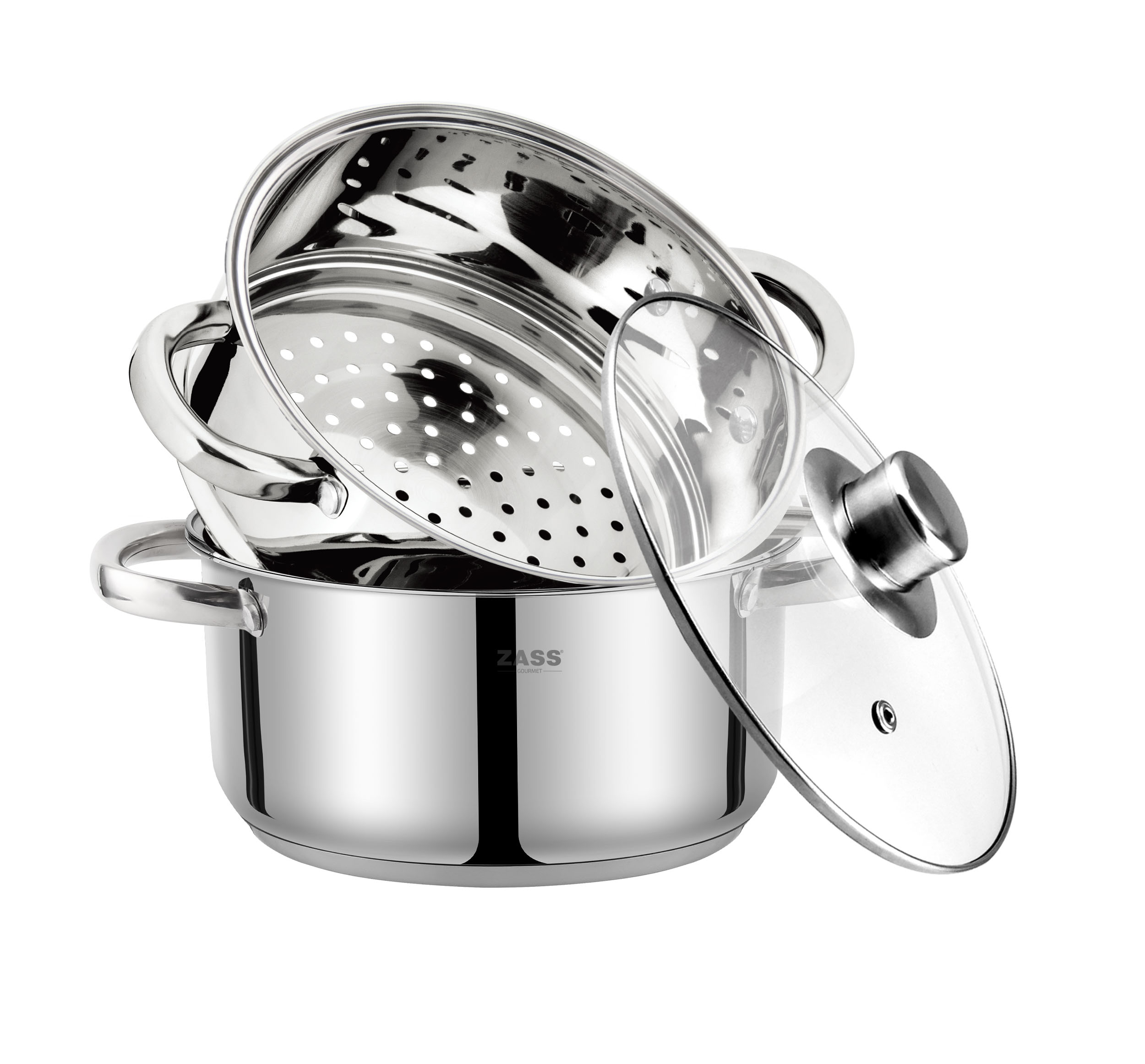 oala aburi inox pentru gatit sanatos